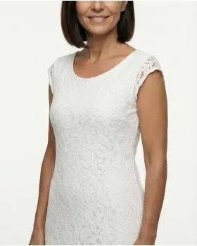 Spitzenkleid in  wei� von Spaziodonna (Bild 5)