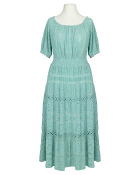 Spitzenkleid Baumwolle in  mint von H. Trend (Bild 1)