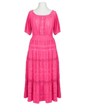 Spitzenkleid Baumwolle in  pink von H. Trend (Bild 1)