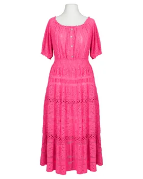 Spitzenkleid Baumwolle in  pink von H. Trend (Bild 1)