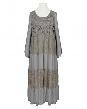 Spitzenkleid mit Seide in  braun von Spaziodonna (Bild 1)