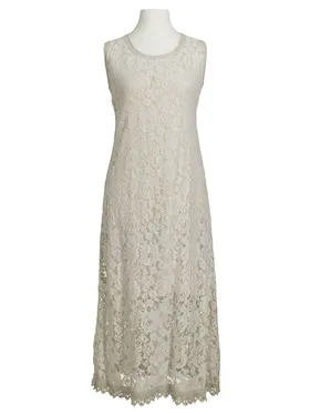 Spitzenkleid mit Seide in  creme von Diana (Bild 1)