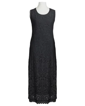 Spitzenkleid mit Seide in  schwarz von Spaziodonna (Bild 1)