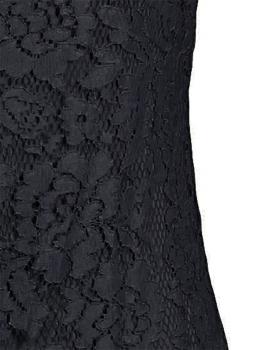 Spitzenkleid mit Seide in  schwarz von Spaziodonna (Bild 2)