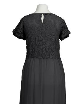 Spitzenkleid 2-tlg. mit Seide in  schwarz von Diana (Bild 2)