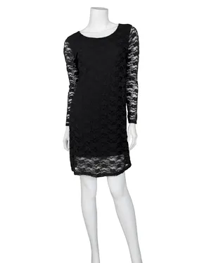Spitzentunika in  schwarz von fashion made in italy (Bild 2)