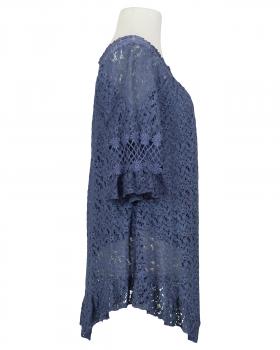 Spitzentunika Baumwolle in  blau von Diana (Bild 2)