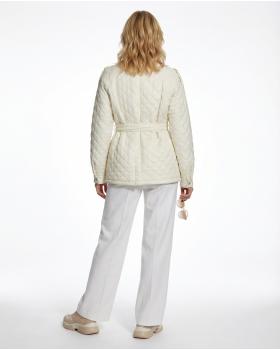Steppjacke mit Schm�ckkn�pfen in  creme von Made in Italy (Bild 5)