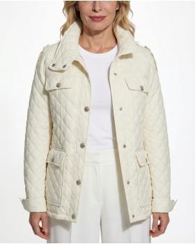 Steppjacke mit Schm�ckkn�pfen in  creme von Made in Italy (Bild 6)