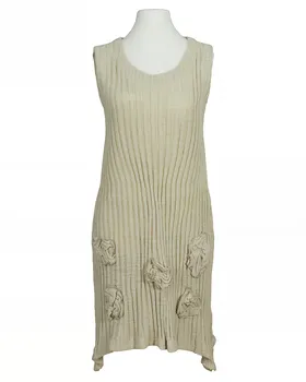Tunika mit Leinen in  beige von Vincenzo Allocca (Bild 1)
