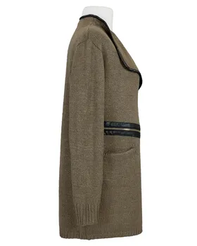 Strickh�lle in  braun von SENES Paris (Bild 2)