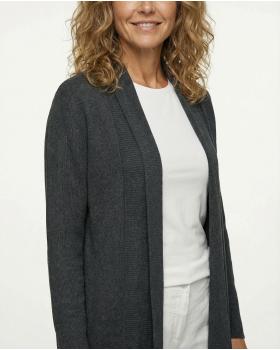 Strickh�lle aus Chenille in  anthrazit von Carina Ricci (Bild 4)