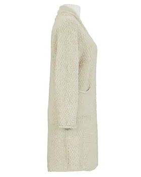 Strickh�lle Boucl� in  beige von Made in Italy (Bild 2)