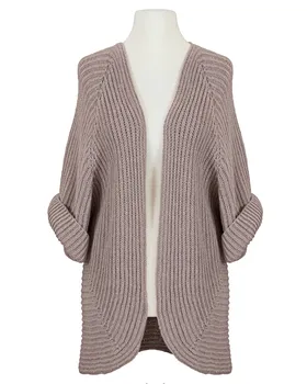 Strickh�lle Cape-Stil in  rosa von Spaziodonna (Bild 2)