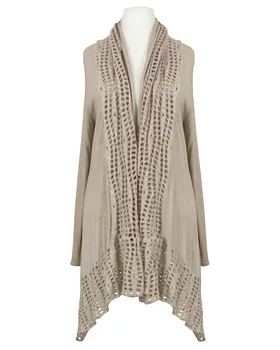 Strickh�lle Cut Out in  beige von Spaziodonna (Bild 1)