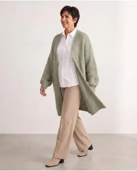 Strickh�lle Grobstrick in  khaki von Moda Italia (Bild 5)