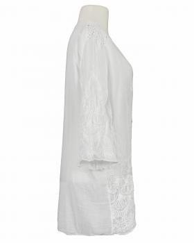 Strickhlle Kordelstickerei in  weiss von Made in Italy (Bild 2)