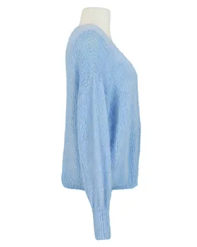 Strickh�lle mit Alpaka in  hellblau von Diana (Bild 2)