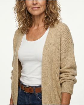 Strickh�lle mit Alpaka in  karamell von Diana (Bild 4)