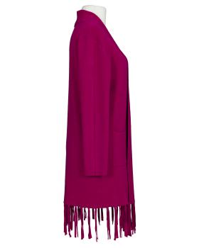 Strickhlle mit Fransen in  fuchsia von Beauty Women (Bild 2)