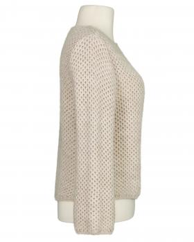 Strickhlle mit Mohair in  beige von Made in Italy (Bild 2)