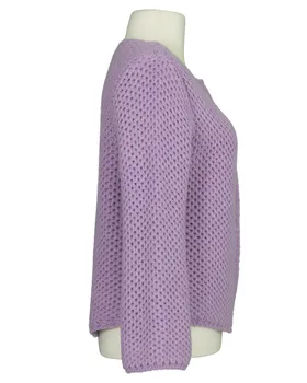 Strickh�lle mit Mohair in  flieder von Made in Italy (Bild 2)