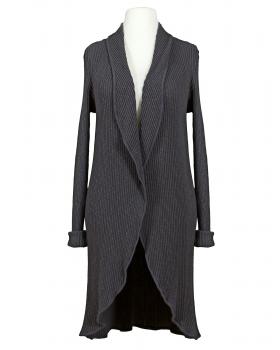 Strickhlle mit Schalkragen in  grau von Made in Italy (Bild 1)