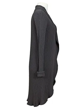 Strickh�lle mit Schalkragen in  grau von Made in Italy (Bild 2)