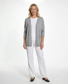 Strickh�lle mit Viskose in  grau von Diana (Bild 2)
