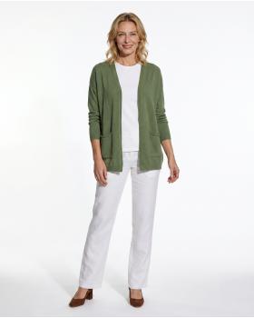 Strickh�lle mit Viskose in  khaki von Diana (Bild 3)