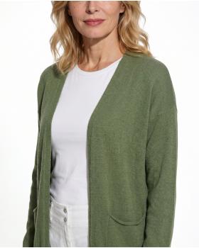 Strickh�lle mit Viskose in  khaki von Diana (Bild 4)
