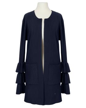 Strickhlle mit Volant in  blau von FASHION (Bild 1)