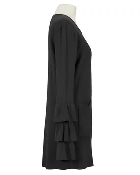 Strickh�lle mit Volant in  schwarz von FASHION (Bild 2)