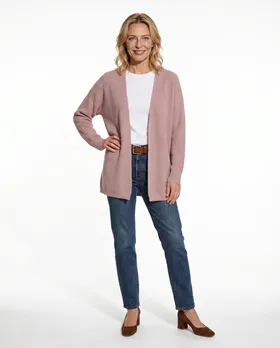 Strickh�lle Rippstrick in  rosa von Evis (Bild 3)