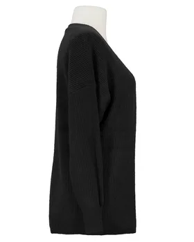 Strickh�lle Rippstrick in  schwarz von Evis (Bild 2)