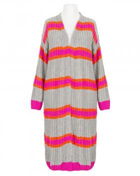 Strickhlle Streifen in  grau von Selected Touch (Bild 1)