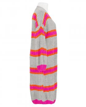 Strickhlle Streifen in  grau von Selected Touch (Bild 2)