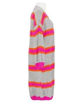 Strickh�lle Streifen in  grau von Selected Touch (Bild 2)