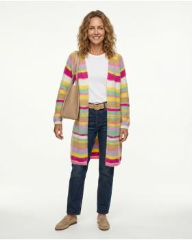 Strickh�lle Streifenmuster in  bunt von Made in Italy (Bild 3)