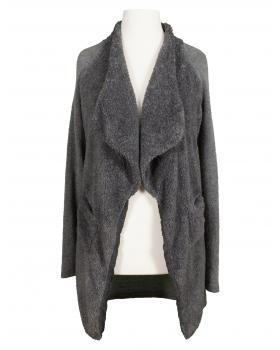 Strickhlle mit Plsch in  grau von Spaziodonna (Bild 1)