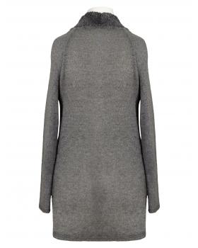 Strickhlle mit Plsch in  grau von Spaziodonna (Bild 2)