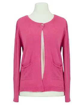 Strickjacke Baumwolle in  pink von Selected Touch (Bild 1)