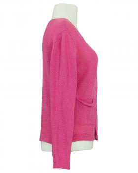 Strickjacke Baumwolle in  pink von Selected Touch (Bild 2)