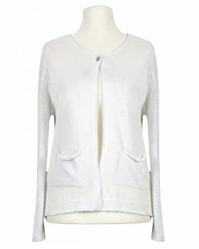 Strickjacke Baumwolle in  weiss von Selected Touch (Bild 1)