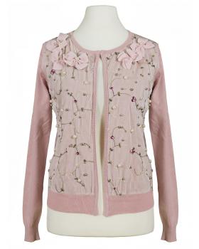 Strickjacke Bltenstickerei in  rosa von Lamer & Co (Bild 1)