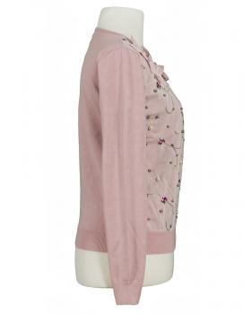 Strickjacke Bltenstickerei in  rosa von Lamer & Co (Bild 2)