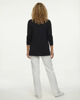Strickjacke Feinstrick in  schwarz von Spaziodonna (Bild 4)