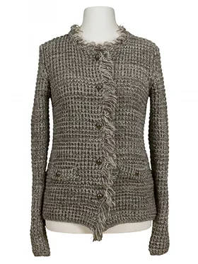 Strickjacke Melange in  braun von Montan (Bild 1)