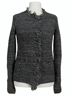 Strickjacke Melange in  grau von Montan (Bild 1)