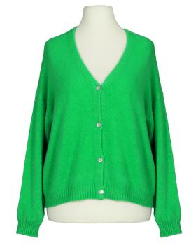 Strickjacke mit Alpaka in  grn von Made in Italy (Bild 1)